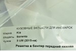 Грати бампера Kia Sorento 3 UM (2015-2017)