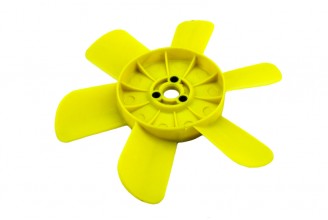 Крыльчатка радиатора 2101-2107, 2121 (6 лопастей) желтая