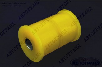 Сайлентблок ресори ГАЗ 3302 поліуретан жовтий (2 втулки, металева трубка)