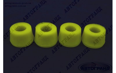 Втулка амортизатора ГАЗ 24, 3302 УАЗ поліуретан жовтий (к-кт 4 шт)