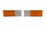 Рассеиватель подфарников 2103, 2106, 2121 (оранжевый/белый) (к-кт 2 шт) АВТОГРАНД