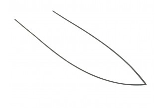Кембрик термоусадочный 100 см, d= 3 серый