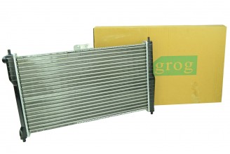 Радиатор охлаждения Lanos 1.5-1.6 с кондиционером  GROG
