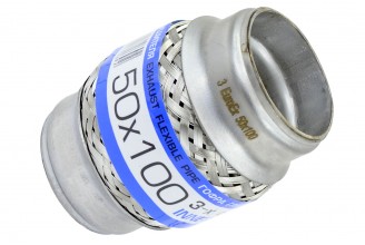 Гофра глушителя 50x100 (3-х слойная) EuroEx