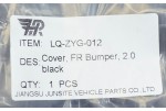Накладка бампера переднего Jeep Cherokee 5 KL (2014-2017) дорест нижняя черная 2,0 л