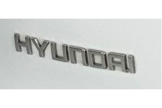 Эмблема крышки багажника Hyundai Santa Fe 4 ТМ (2018-2021) дорест 2.2 D HUNDAI надпись оригинал б/у