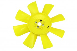 Крыльчатка радиатора УАЗ (8 лопастей, вентилятор) жёлтая