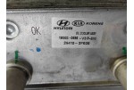 Теплообменник масляный Hyundai Santa Fe 4 ТМ (2018-2021) дорест 2.2 D с корпусом фильтра (2018-нв) оригинал б/у