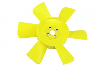 Крыльчатка радиатора УАЗ (6 лопастей, вентилятор) жёлтая