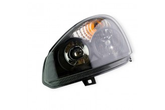 Фара 2170, 2171, 2172 левая (спорт черная рефленая)