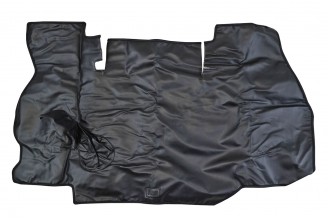 Утеплитель рычагов пола УАЗ 452 под кулису (черный, улучшенный) (экокожа+ватин)