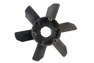 Крыльчатка радиатора 2410 (6 лопастей) черная (металлические втулки) Украина