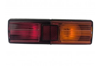 Ліхтар 21011 задній (чорний корпус) тюнінг оранж/червоний