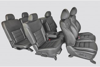 Сидіння Kia Sorento 3 UM (2017-2020) рест GT-line шкіра підігрів 1,2 ряд, вентиляція 1 ряд, SRS 1 ряд, ел.регулювання 1 ряд оригінал б/у