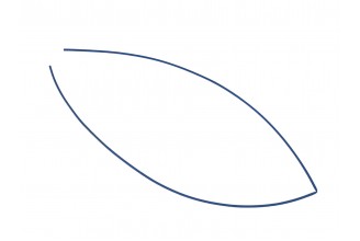 Кембрик термозбіжний 100 см, d= 2 синій Apro