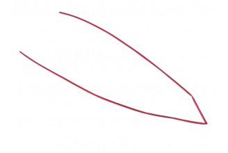 Кембрик термозбіжний 100 см, d= 3 червоний Apro