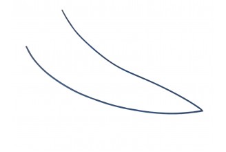 Кембрик термозбіжний 100 см, d= 3 синій Apro