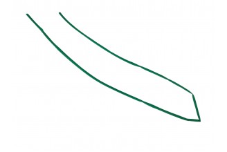 Кембрик термоусадочный 100 см, d= 4 зеленый Apro