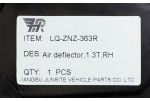 Повітропровід радіатора (дефлектор) Jeep Compass 2 MP (2016-наш час) правий 1,3 T