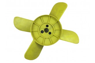 Крыльчатка радиатора 2101-2107, 2121 (4 лопасти) желтая