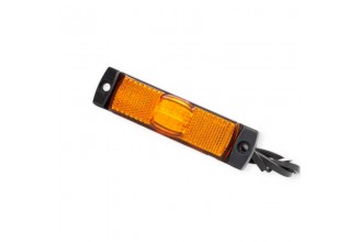 Фонарь маркерн. прямоугол. оранж. 130х32мм FT-017 Z LED (12 24v)