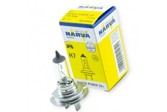 Автолампа H7 12V 55 W NARVA RANGE POWER 50%