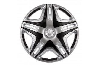 Колпак колесный Дакар Super Silver (карбон) R16 ГАЗель перед (к-кт 2 шт) STAR