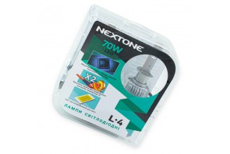Автолампа LED H1 12V Nextone L4 70W 6000K 18000L радиатор с вентилятором и обманкой Автолампа LED H1 12V Nextone L4 70W 6000K 18000L радиатор с вентилятором и обманкой