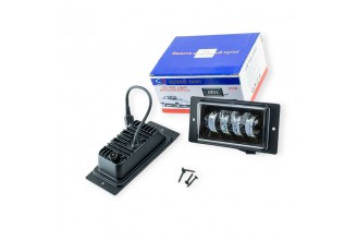 Фара противотуманная 2110-2115 LED 40W 7 диодных элементов white, yellow металлический корпус (к-кт 2 шт) BLASKAR Фара противотуманная 2110-2115 LED 40W 7 диодных элементов white, yellow металлический корпус (к-кт 2 шт) BLASKAR