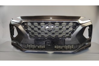 Бампер передний Hyundai Santa Fe 4 ТМ (2018-2021) дорест 2.2 D в сборе оригинал б/у
