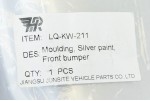 Накладка переднього бампера Dodge Journey JC 1 (2010-2015) рестайлінг нижня срібло