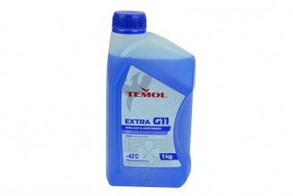Антифриз синій 1л -42 ° С G-11 TEMOL Extra