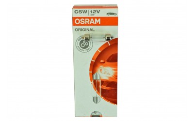 Лампа накаливания 12v C5W SV8.5-8 OSRAM