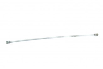 Трубка гальмівна УАЗ D=6 мм.(410 мм, сталь) від центрального з'єднувача до лівого переднього шлангу