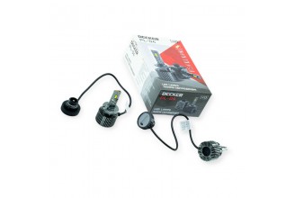 Автолампа LED D4 12V PL-04 6000K 10000L 50 W радиатор c вентилятором и обманкой DECKER Автолампа LED D4 12V PL-04 6000K 10000L 50 W радиатор c вентилятором и обманкой DECKER