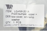 Бампер передний Dodge Journey JC 1 (2010-2015) рестайлинг верхняя часть с заглушкой под крюк без омывателя