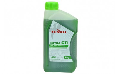 Антифриз зеленый  1л -42°С G-11 TEMOL Extra