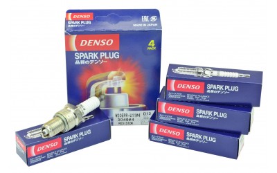 Свечи зажигания 2108-21099 N13 с резистором инжектор (8 кл) (к-кт 4 шт) DENSO