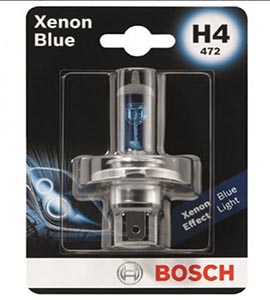 Лампа галогенная H4 PX26d 12V 60/55Вт Xenon Blue Bosch